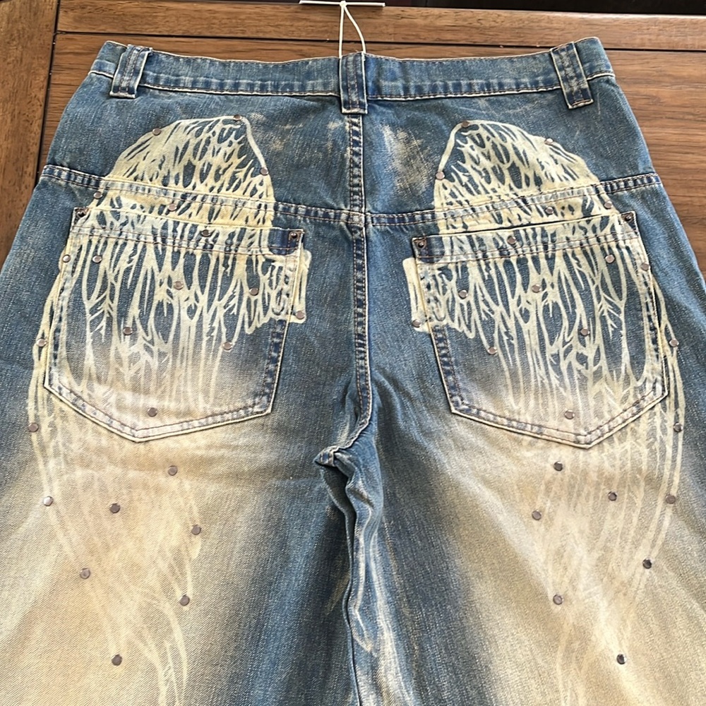 NWT JADED LONDON angel wings jeans W34